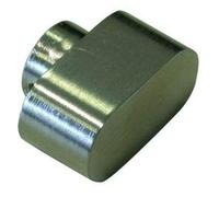 Cisa 06355.00.0.12 - Bouton ovale pour cylindre nickelé