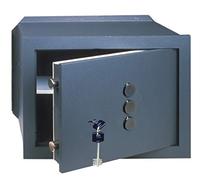 COFFRE-FORT T À COMBINAISON MÉCANIQUE, RÉF. 82210 CISA 420 (L) x 200 (P) x 300 (H) mm, 2 compartiments horizontaux