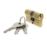 Cisa C2000 Cylindre à profil européen, en laiton, or, 0G300-06-0