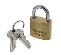 Cisa Cadenas verrouillable Line, laiton, or, 21010400