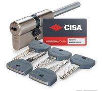 CISA - Cylindre européen Cisa ASIXP8 sûr et fiable - Cylindre pour environnements résidentiels et commerciaux - Cylindre européen avec technologie anti-bumping