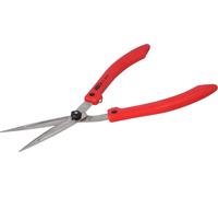 Cisaille à buis ARS, taille-haies, utilisation à une main, Pour la coupe de buis et d'arbustes formés, cisaille à arbustes, guide de coupe avec 6 mm, rouge
