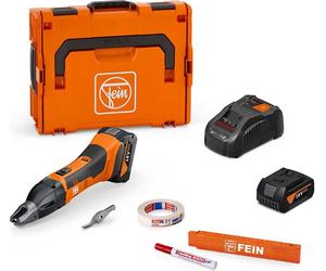 Cisaille à fente sans fil FEIN jusqu'à 1,6 mm ABSS 18 1.6 E AS, kit 2 x 5 Ah | 71300564000