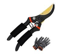 Cisaille à Fleurs 21,5 cm Sécateur Bypass pour Branches Fraîches, Élagueuse Ergonomique Polyvalente, Revêtement Antiadhésif, Ciseaux Manuels pour Couper Les Feuilles