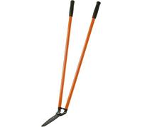 Cisaille à Gazon Bahco à Lames Droites (20cm) à Angle Droit Avec Manches Longs (90cm) En Acier Plastifié. Lame En Acier Trempé.