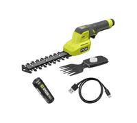 Ryobi Cisaille à gazon et sculpteur de végétaux RY4CGSA-120 lames 85/150 mm 4V USB Lithium 2,0 Ah