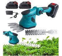 Cisaille à Gazon Sans Fil 21V 650W, Cisaille à Gazon et Arbustes Portable, 8000 RPM, Taille Haie Électrique pour Pelouse de Jardin