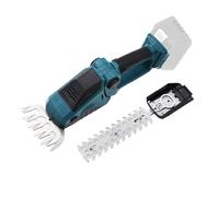 Cisaille à gazon sans fil compatible avec Makita 18 V, cisaille à gazon, taille-haie, coupe-arbustes avec coupe-herbe et coupe-arbustes sans fil (sans batterie)