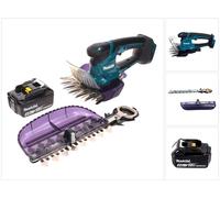 Cisaille à gazon sans fil Makita DUM 604 M1X 18 V avec lame pour gazon et arbustes + 1 batterie 4,0 Ah - sans chargeur