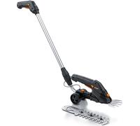 Cisaille à gazon, taille-haie et sécateur sans fil Brandson, avec perche télescopique de 90 à 130 cm équipée de roulettes, chargeur et batterie de 2000 mAh