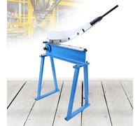Cisaille à guillotine - Cisaille manuelle à guillotine - Longueur de coupe 50 cm - Épaisseur de coupe 1,5 mm - Dureté de la lame 55-60 HRC - Acier au carbone 75Cr1/60Si2Mn - Bleu