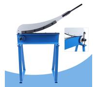 Cisaille à levier - HS-500 - Modèle robuste - Montage au sol - Coupe jusqu'à 1,5 mm - Longueur 130 cm - Acier au carbone trempé - Bleu