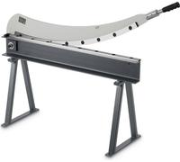 Cisaille à levier manuelle largeur de banc 1000mm - Cisaille à levier et guillotine pour le travail de la tôle - Matériel Q235 y compris support - Idéal pour les circuits imprimés, aluminium, acier, c