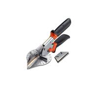 Cisaille à Onglet à Angle 45 ° -135 °, Ciseaux à Goulotte Multifonction, Outil de Coupe Quart de Rond pour Couper des Tuyaux en Pvc