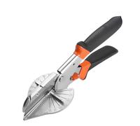 Cisaille à Onglet Ajustable de 45 à 135 Degrés pour Matériaux | Outil polyvalent pour découpes précises, livré avec 2 lames de rechange, idéal pour liège, plastique et PVC