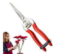 Cisaille à rosiers - 21,5 cm - En acier inoxydable - Pour - Arbre fruitier - Poignée en ABS - Entretien précis des fleurs - Pour la récolte des baies et les vignes - Outil de jardin pratique et