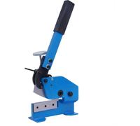 Cisaille à tôle - Cisaille à tôle manuelle à levier - Lame en acier au carbone - Long manche - Pince réglable - Pour le travail des métaux - Bleu
