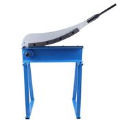 Cisaille à tôle - Cisaille à tôle manuelle - Lame en acier de 1,5 mm pour usage intensif - Coupe sans effort grâce à un système à ressort - Pour le travail des métaux - Bleu