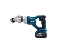 VEVOR Cisaille à tôle 20 V CC sans fil – tête pivotante 360°, coupe inox 1 mm
