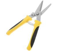 Cisaille à Tôle Multifonctionnelle Antidérapante, Coupe Métal, Jaune | Acier Inoxydable, Anneau Protecteur, Sécurité Renforcée, Moulage Intégré, pour Découpe Industrielle