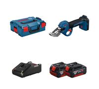 Cisaille à tubes GPC18V-32P + 2 batteries GBA 18V 4 Ah + Chargeur GAL 18V-40 BOSCH