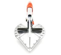 Cisaille D'angle Multifonction à 45°-90° en U pour Menuiserie | Acier Orange, Lame Incluse, Coupe Réglable pour Quart-de-rond et Tube Plastique