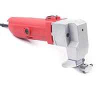 Cisaille électrique à tôle - Cisaille à métaux - 500 W, 220 V, 50 Hz - 2 000 tr/min - Lame en alliage d'aluminium - 29 × 12 cm - Rouge