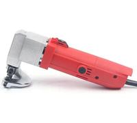 Cisaille électrique pour tôle - Grignoteuse pour tôle - 500 W - Alimentation secteur CA - Capacité de coupe 2,5 mm de métal - 3 balais de charbon inclus - Rouge