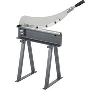 Cisaille guillotine, largeur de table 500 mm, cisaille manuelle à plaque pour le traitement des tôles métalliques, avec matériau Q235, haute précision, support, pour PCB, aluminium, acier, cuivre, pla