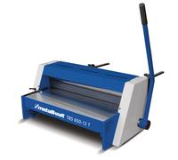 Cisaille guillotine manuelle d'établi largeur du travail 650 mm épaisseur jusque 1,25 mm butée 500 mm éclairage ligne de coupe Metallkraft TBS650-12T