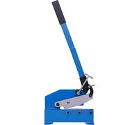 Cisaille manuelle à levier - Cisaille à tôle métallique - Lame de 200 mm - Acier rond jusqu'à 4 mm - 10 kg - Corps en acier - Pour tôle/acier plat, aluminium, cuivre