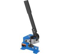 Cisaille manuelle à plaque de 5 pouces pour le traitement des tôles métalliques, cisaille d'établi HS-5 avec matériau Q235, pour l'artisanat de l'acier épais, presse à rouleaux robuste pour les constr