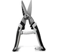 Cisaille Multifonction 3 En 1 FISHTEC Coupe Câbles Dénuder Sertir 0.5-2 mm² Acier CRV60 60HRC Poignées TPR Sécurisée Noir G