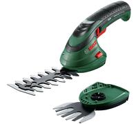 Cisaille taille-herbes et sculpte-haies à batterie intégré 3,6V Isio + chargeur + set de 2 lames + coffret - BOSCH - 0600833108