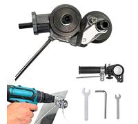 Cisaille tole électrique Coupeur-tôle Coupe Metal pour Perceuse Ciseaux de perceuse électriques pour plaque métallique, Cisaille a Tole pour Visseuse (Perceuse non incluse)