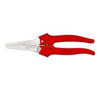 Knipex Cisaille universelle 95 05 190 – Gainage PVC par extrusion – 190 mm – Rouge