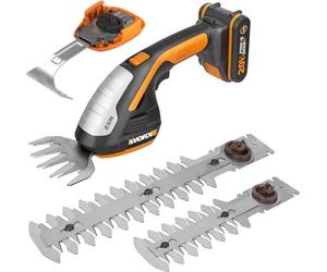 Cisaille WORX 4 en 1 : Taille-haies/tondeuse à gazon/taille-haies/cisaille 20V 2.0Ah (1 Bat), WG801E.5