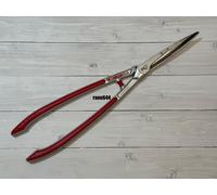 Cisaille à haies ARS KR-1000 rouge, 65 cm poignées bombées, 780 g, longueur de lame 18 cm | Buxus | Haies | Cisaille à feuilles de vigne | pour la taille des arbustes et des haies