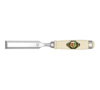 Kirschen Ciseau à bois 1001018 – 18 mm – Manche hêtre blanc, 2 viroles acier