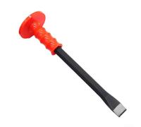 Ciseau à Froid Pierre 300mm Ergonomique Ciseau à Froid Pierre | Acier trempé, lame plate , pour idéal pour carrelage et béton, 300mm, résistance usure(Flat chisel)