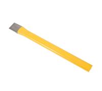 Ciseau à Métaux Plat en Acier Jaune pour Maçonnerie et Atelier | Coupe Précise, Prise Confortable, Usage Polyvalent, pour Brique et Fer, Adapté aux Artisans et Bricoleurs