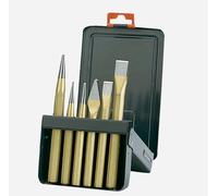 Bahco Jeu de ciseaux 3736S/6 – Coffret métal 6 burins – Acier