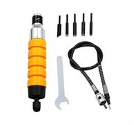Ciseau Électrique pour sculpture pour bois 5 Lames Flexible Ciseau | 5 lames spéciales incluses, de serrage, compatible moteur <12000 tours, vibration haute fréquence