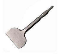 Ciseau plat en acier de qualité supérieure avec tige hexagonale pour perceuse à percussion, travaux de maçonnerie, pour enlever le carrelage, la coupe de toiture, le nettoyage des réservoirs, argent