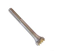 Ciseau pour sds Max Acier Allié Trempé Haute Résistance Ciseau | Tête carrée large, 16 dents pointues, pour idéal béton dur, réduction fatigue, usage pro