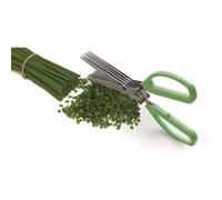 Ciseau professionnel à herbes, à 5 lames en acier inoxydable trempées et polies. G