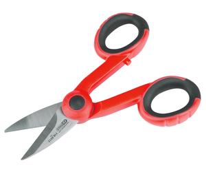 Ciseau universel d'électricien avec encoche dénude-câbles, 143 mm - KSTOOLS - 118.0013