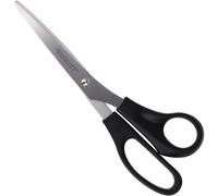 Ciseaux 7"" (17,8 Cm) Noir GaucherCiseaux De Bureau Avec Poignées En Plastique NoirLame Extra-Tranchante,Acier InoxydableE-31172 00