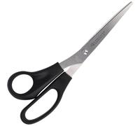 Ciseaux 8"" (20,3 Cm) Noir GaucherCiseaux De Bureau Avec Poignées En Plastique NoirLame Extra-Tranchante,Acier InoxydableE-31182 00