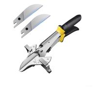 Ciseaux à angle réglable 45-90 degrés SK5 lames en acier | Angle réglable de 0 à 135 degrés, coupes d'onglet précises, lames en acier trempé SK5, travail du bois et tâches en PVC